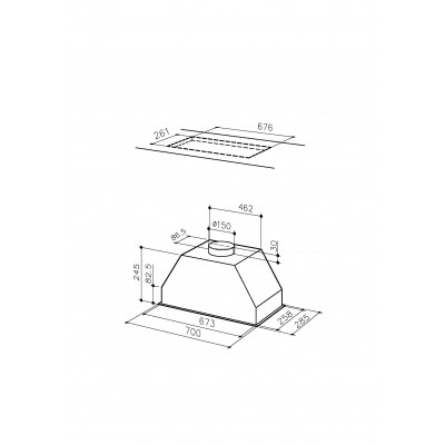 Кухонная вытяжка Best Garda XS 70 P780 XS 70 Кухонная вытяжка Best Garda XS 70 P780 XS 70