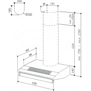 Кухонная вытяжка Best SP 2196 1m White 60