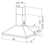 Кухонная вытяжка Best Win XS 60