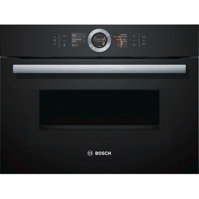 Компактный электрический духовой шкаф с СВЧ BOSCH CMG636BB1 Компактный электрический духовой шкаф с СВЧ BOSCH CMG636BB1