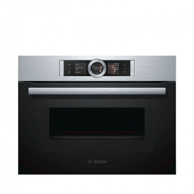 Компактный духовой шкаф с СВЧ Bosch CMG 636BS1 Компактный духовой шкаф с СВЧ Bosch CMG 636BS1