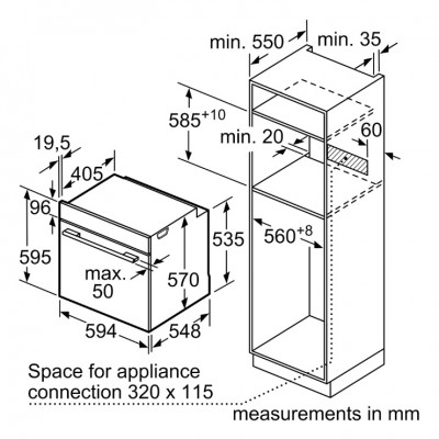 Духовой шкаф Bosch HBG536HB0R Духовой шкаф Bosch HBG536HB0R