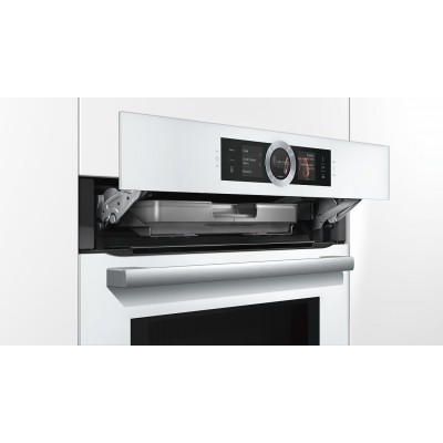 Электрический духовой шкаф с СВЧ BOSCH HNG6764W6 Электрический духовой шкаф с СВЧ BOSCH HNG6764W6
