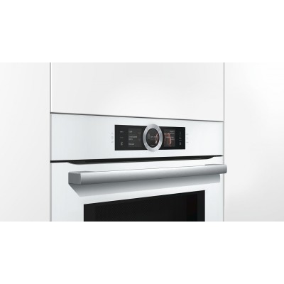 Электрический духовой шкаф с СВЧ BOSCH HNG6764W6 Электрический духовой шкаф с СВЧ BOSCH HNG6764W6