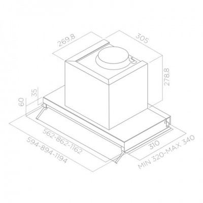 Кухонная вытяжка Elica BOX IN IX/A/60 Кухонная вытяжка Elica BOX IN IX/A/60