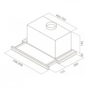 Кухонная вытяжка Elica ELITE 14 LUX BL/A/60