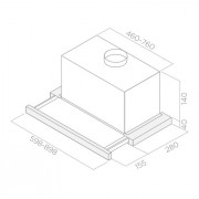 Вытяжка Elica ELITE 14 LUX GR IX/A/50