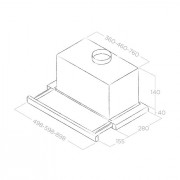 Вытяжка Elica ELITE 14 LUX GR IX/A/60