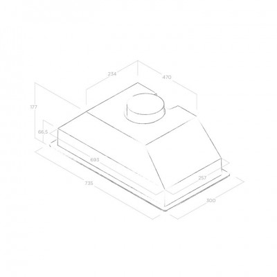Вытяжка Elica ERA C IX/A/72 Вытяжка Elica ERA C IX/A/72