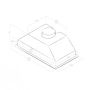 Кухонная вытяжка Elica ERA C WH/A/52