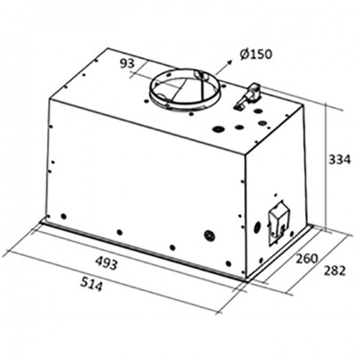 Вытяжка Elica LANE WH/A/52 Вытяжка Elica LANE WH/A/52