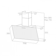 Кухонная вытяжка Elica SHIRE IX BL/A/60