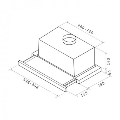 Кухонная вытяжка Elica SLIMMY STD GRIX/A/60 Кухонная вытяжка Elica SLIMMY STD GRIX/A/60