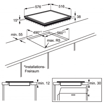 Электрическая варочная панель Electrolux EHF96547XK Электрическая варочная панель Electrolux EHF96547XK