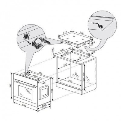 Духовой шкаф Hansa BOEI68411 Духовой шкаф Hansa BOEI68411