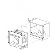 Электрический духовой шкаф HANSA BOES68441