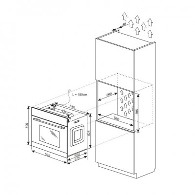 Духовой шкаф Hansa BOES69421 Духовой шкаф Hansa BOES69421