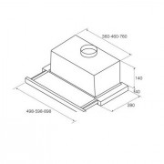 Вытяжка Jet Air AURORA LX/CR/F/50