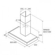Вытяжка Jet Air POLA P 90 INX