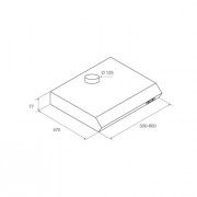Вытяжка Jet Air LIGHT IX/F/50