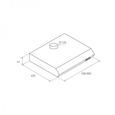 Вытяжка Jet Air LIGHT IX/F/50 Вытяжка Jet Air LIGHT IX/F/50