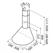 Вытяжка Jet AirROUND AN GOLD A/60
