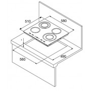 Электрическая варочная панель Kuppersberg FT6VS16 W