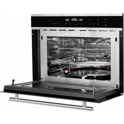 Компактный электрический духовой шкаф с СВЧ Weissgauff OE445 Компактный электрический духовой шкаф с СВЧ Weissgauff OE445