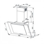 Кухонная вытяжка Weissgauff GAMMA 60 PB OW LED