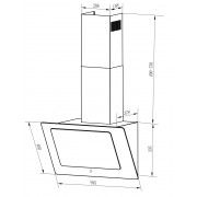 Кухонная вытяжка Weissgauff TALLY 60 TC BL