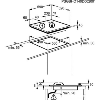 Газовая варочная панель Zanussi GPZ363SS Газовая варочная панель Zanussi GPZ363SS