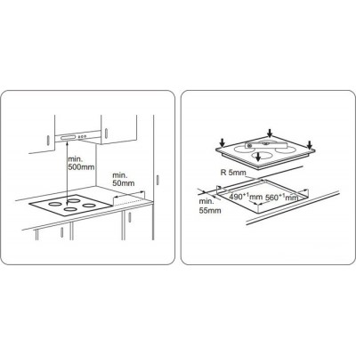Электрическая варочная панель Zanussi ZEV56240FA Электрическая варочная панель Zanussi ZEV56240FA